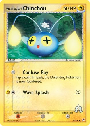 Team Aqua's Chinchou (049/95) [Team Magma vs Team Aqua] Reverse Holofoil - Common