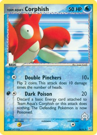 Team Aqua's Corphish (26/95) [Team Magma vs Team Aqua] Reverse Holofoil - Uncommon