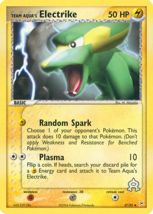 Team Aqua's Electrike (27/95) [Team Magma vs Team Aqua] - Uncommon