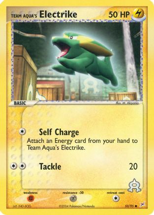 Team Aqua's Electrike (53/95) [Team Magma vs Team Aqua] Reverse Holofoil - Common