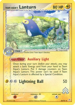 Team Aqua's Lanturn (28/95) [Team Magma vs Team Aqua] - Uncommon
