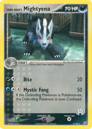 Team Aqua's Mightyena (15/95) [Team Magma vs Team Aqua] - Rare
