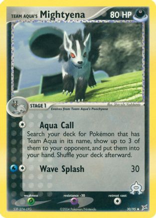 Team Aqua's Mightyena (30/95) [Team Magma vs Team Aqua] - Uncommon
