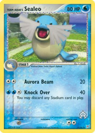 Team Aqua's Sealeo (31/95) [Team Magma vs Team Aqua] - Uncommon