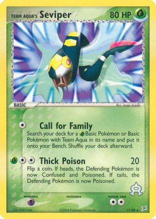 Team Aqua's Seviper (17/95) [Team Magma vs Team Aqua] - Rare