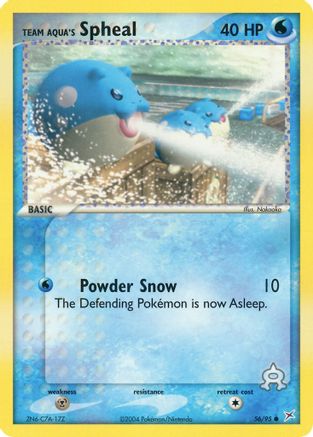 Team Aqua's Spheal (056/95) [Team Magma vs Team Aqua] Reverse Holofoil - Common