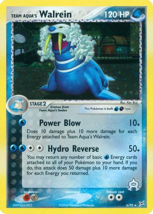 Team Aqua's Walrein (006/95) [Team Magma vs Team Aqua] Reverse Holofoil - Holo Rare