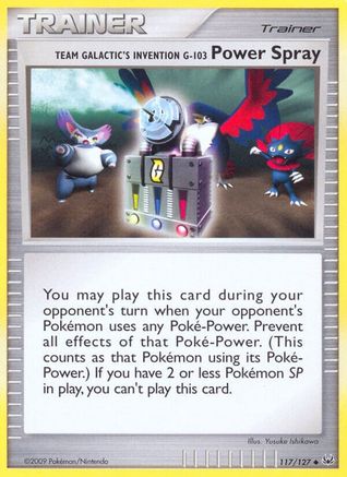 Team Galactic's Invention G-103 Power Spray (117/127) [Platinum] - Uncommon