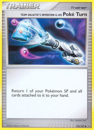 Team Galactic's Invention G-105 Poke Turn (118/127) [Platinum] - Uncommon