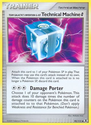 Team Galactic's Invention G-107 Technical Mach. G (95/111) [Rising Rivals] Reverse Holofoil - Uncommon