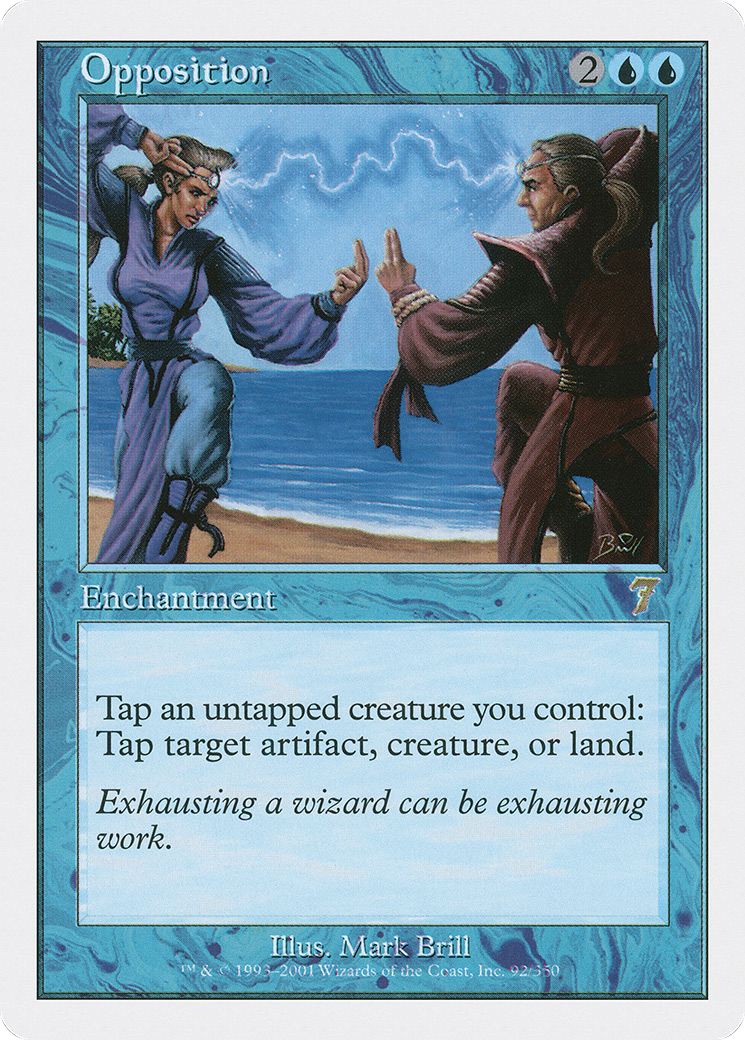 Opposition (7ED-092) [7th Edition] Foil
