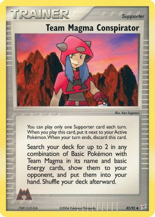 Team Magma Conspirator (82/95) [Team Magma vs Team Aqua] Reverse Holofoil - Uncommon