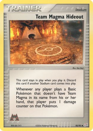 Team Magma Hideout (83/95) [Team Magma vs Team Aqua] - Uncommon