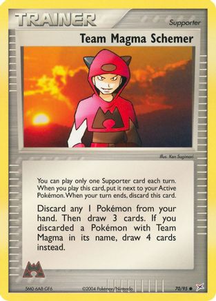 Team Magma Schemer (070/95) [Team Magma vs Team Aqua] Reverse Holofoil - Common