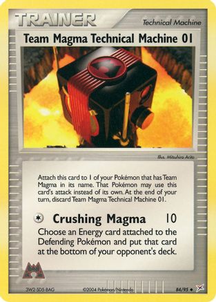 Team Magma Technical Machine (84/95) [Team Magma vs Team Aqua] Reverse Holofoil - Uncommon