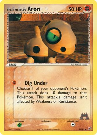 Team Magma's Aron (59/95) [Team Magma vs Team Aqua] - Common