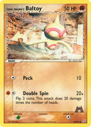 Team Magma's Baltoy (60/95) [Team Magma vs Team Aqua] - Common