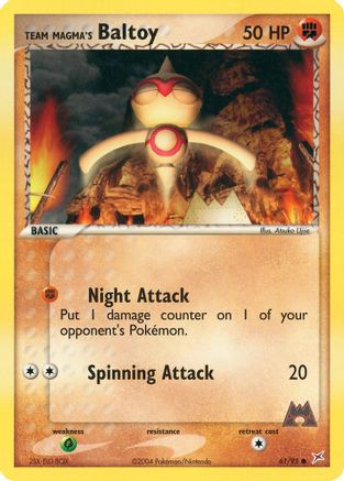 Team Magma's Baltoy (61/95) [Team Magma vs Team Aqua] Reverse Holofoil - Common
