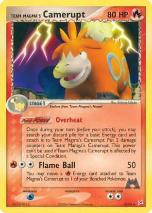 Team Magma's Camerupt (19/95) [Team Magma vs Team Aqua] Reverse Holofoil - Rare