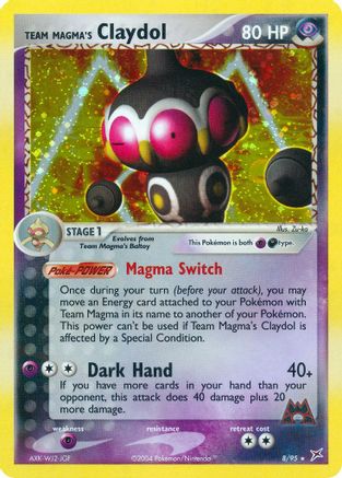 Team Magma's Claydol (8/95) [Team Magma vs Team Aqua] Holofoil - Holo Rare