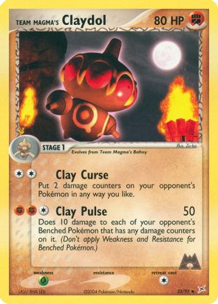 Team Magma's Claydol (33/95) [Team Magma vs Team Aqua] - Uncommon