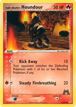 Team Magma's Houndour (63/95) [Team Magma vs Team Aqua] - Common