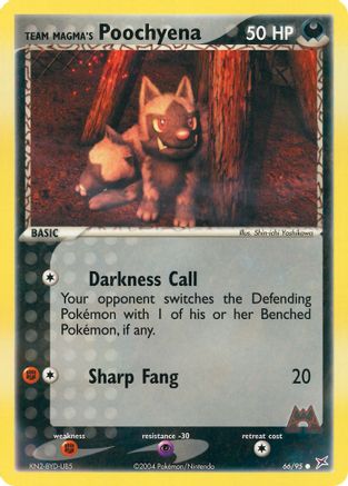 Team Magma's Poochyena (66/95) [Team Magma vs Team Aqua] - Common