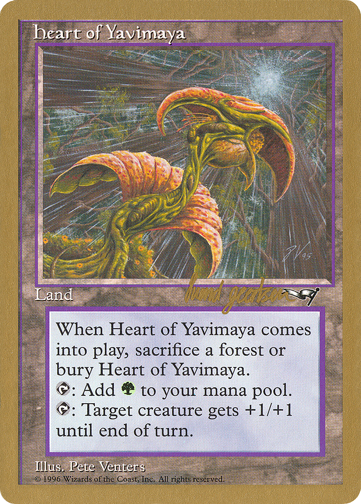 Heart of Yavimaya - 1997 Svend Geertsen (ALL) [World Championship Decks 1997]