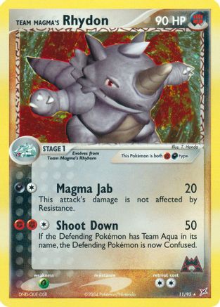 Team Magma's Rhydon (11/95) [Team Magma vs Team Aqua] Holofoil - Holo Rare
