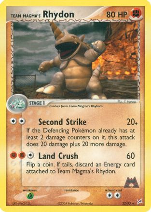 Team Magma's Rhydon (22/95) [Team Magma vs Team Aqua] - Rare
