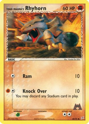 Team Magma's Rhyhorn (068/95) [Team Magma vs Team Aqua] - Common