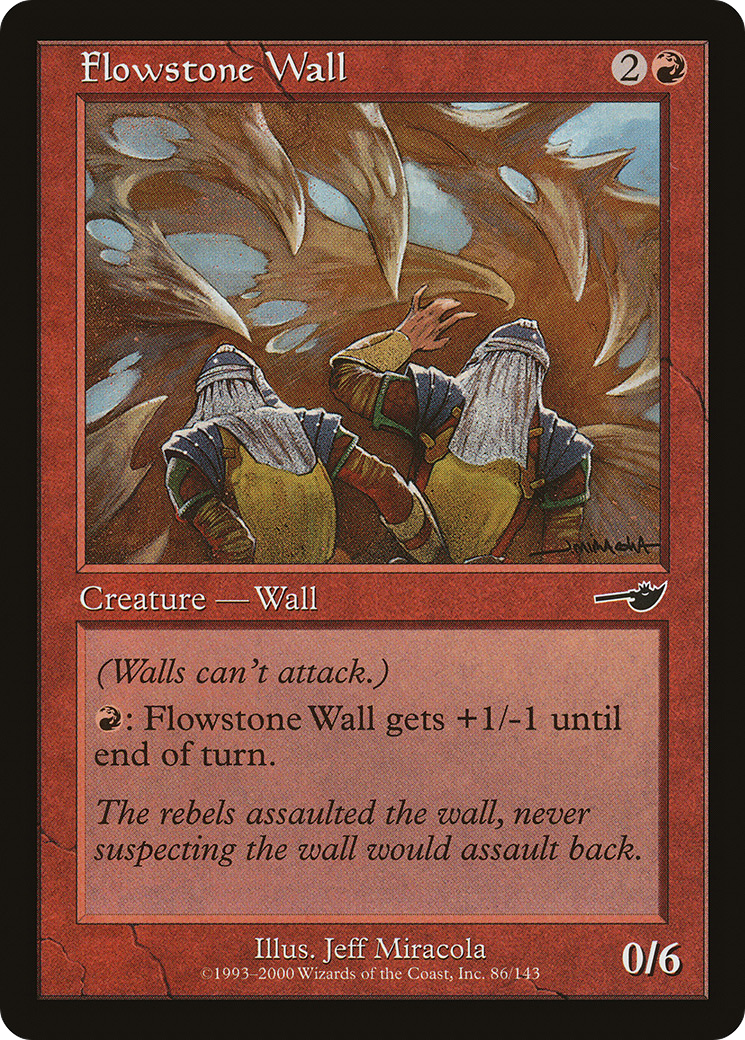 Flowstone Wall (NMS-080) [Nemesis] Foil