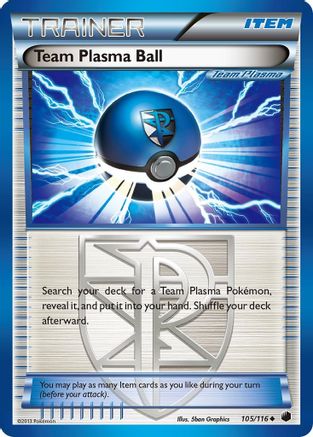 Team Plasma Ball (Team Plasma) (105/116) [Plasma Freeze] Reverse Holofoil - Uncommon