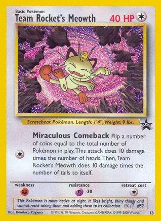 Team Rocket's Meowth (018/53) [WoTC Promo] - Promo