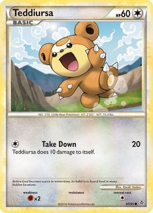 Teddiursa (065/95) [Unleashed] - Common