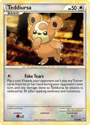 Teddiursa (073/95) [Call of Legends] Reverse Holofoil - Common