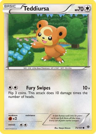 Teddiursa (075/101) [Plasma Blast] - Common