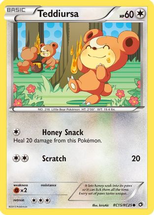 Teddiursa (RC15/113) [Legendary Treasures Radiant Collection] Holofoil - Common
