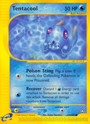 Tentacool (113/147) [Aquapolis] - Common