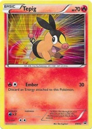 Tepig (BW02) (BW02/101) [Black and White Promos] Holofoil - Holo Rare