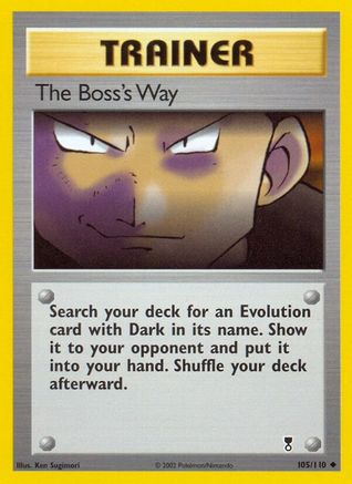 The Boss's Way (105/110) [Legendary Collection] Reverse Holofoil - Uncommon