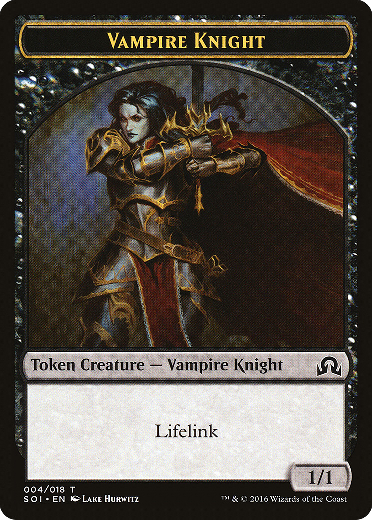 Vampire Knight Token (SOI-004) [Shadows over Innistrad Tokens]