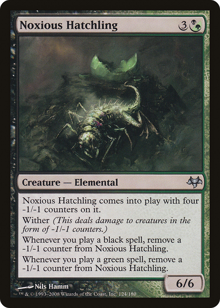 Noxious Hatchling (EVE-124) [Eventide] Foil