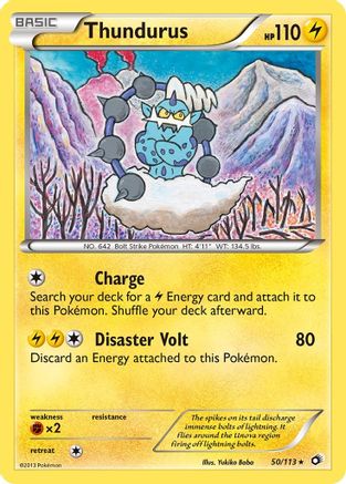 Thundurus (050/113) [Legendary Treasures] Holofoil - Holo Rare