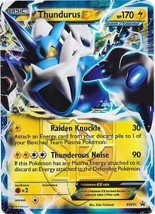 Thundurus EX (Team Plasma) (BW81/101) [Black and White Promos] Holofoil - Promo