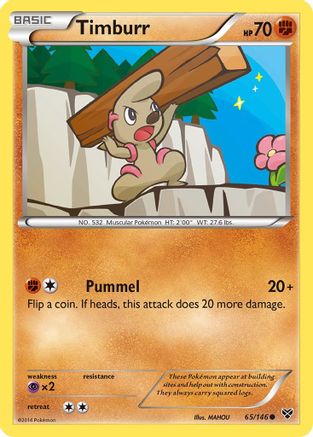 Timburr (65/146) [XY Base Set] - Common