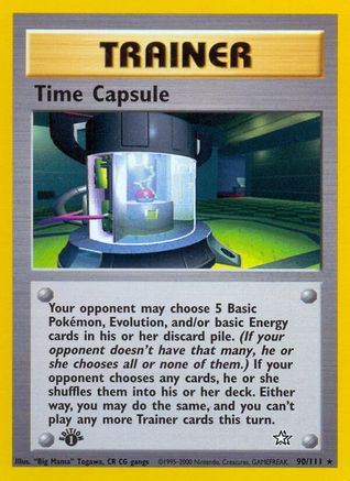 Time Capsule (090/111) [Neo Genesis] 1st Edition - Rare