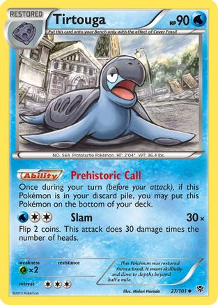 Tirtouga (27/101) [Plasma Blast] - Uncommon