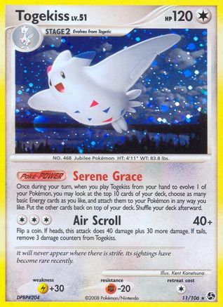 Togekiss (11/106) [Great Encounters] Holofoil - Holo Rare