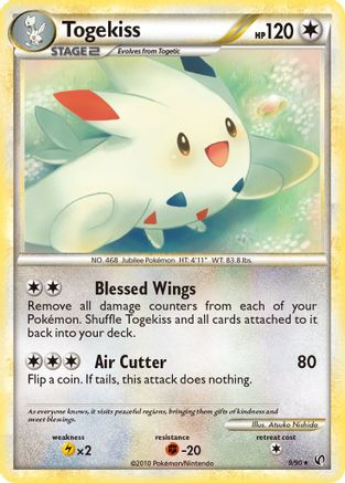 Togekiss (9/90) [Undaunted] Reverse Holofoil - Holo Rare